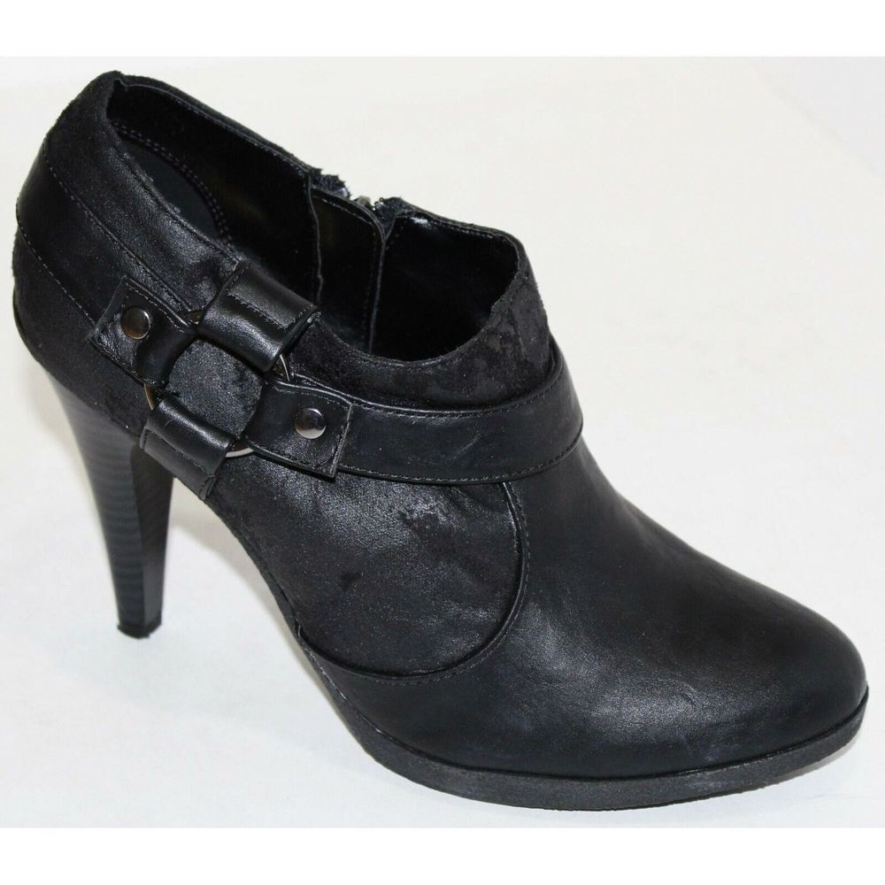 Unlisted Rest My Case Black Stiletto Booties 7.5 M
